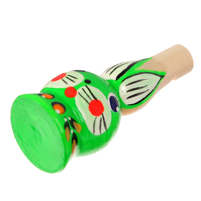 Сувенир - свистулька «Зайка», малый, микс