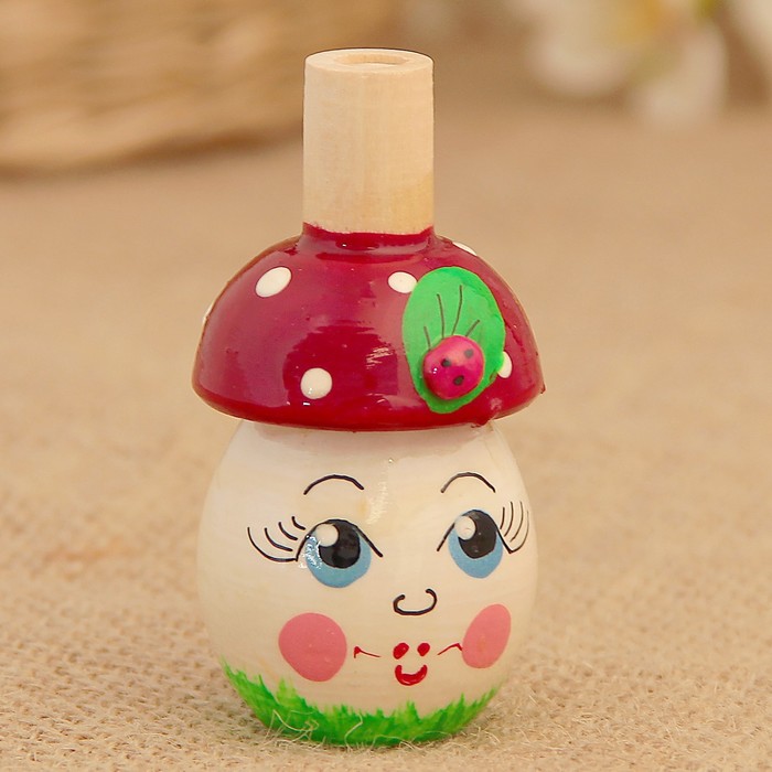 Сувенир - свистулька «Грибочек», микс