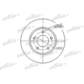 

Диск тормозной Patron PBD53002