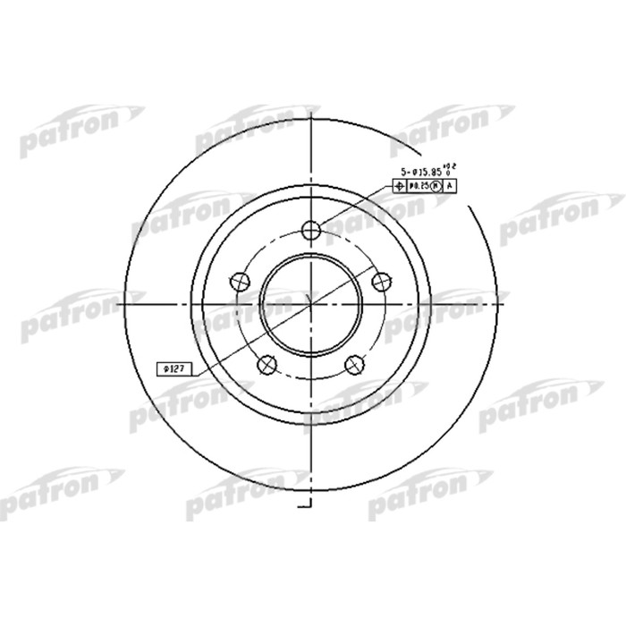Диск тормозной Patron PBD53019