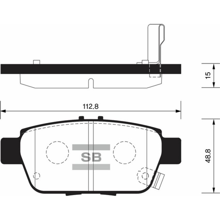Колодки тормозные дисковые HI-Q SP1430