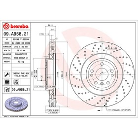 

Диск тормозной Brembo 09A95821