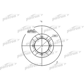 

Диск тормозной Patron PBD3095