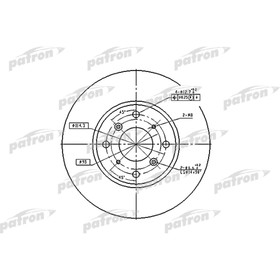 

Диск тормозной Patron PBD4151
