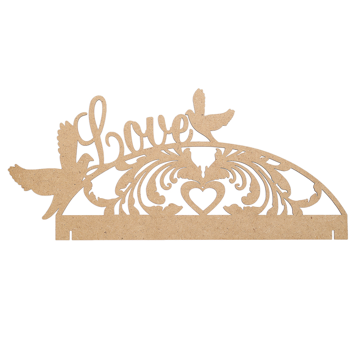 Заготовка для украшения стола «7 Небо» малая, 560х250х3 мм, неокрашенная