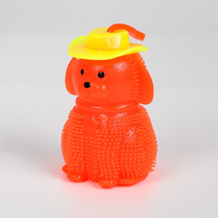 Ёжка "Собака" световой, цвета МИКС