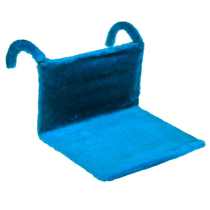 Гамак на батарею Happy Friends для кошек, 43 х 32 х 20 см, голубой