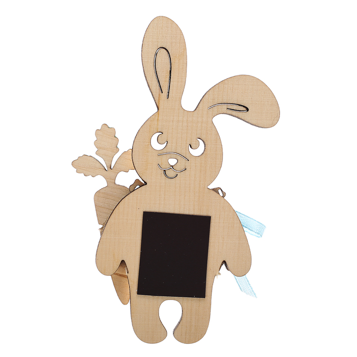 Магнит «Зайка» с морковкой, 80х110х3 мм