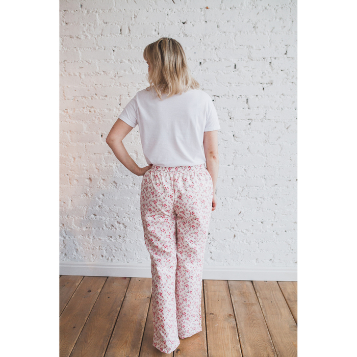 Брюки женские KAFTAN "Flowers", р-р 46-48, 80% хл., 20% п/э