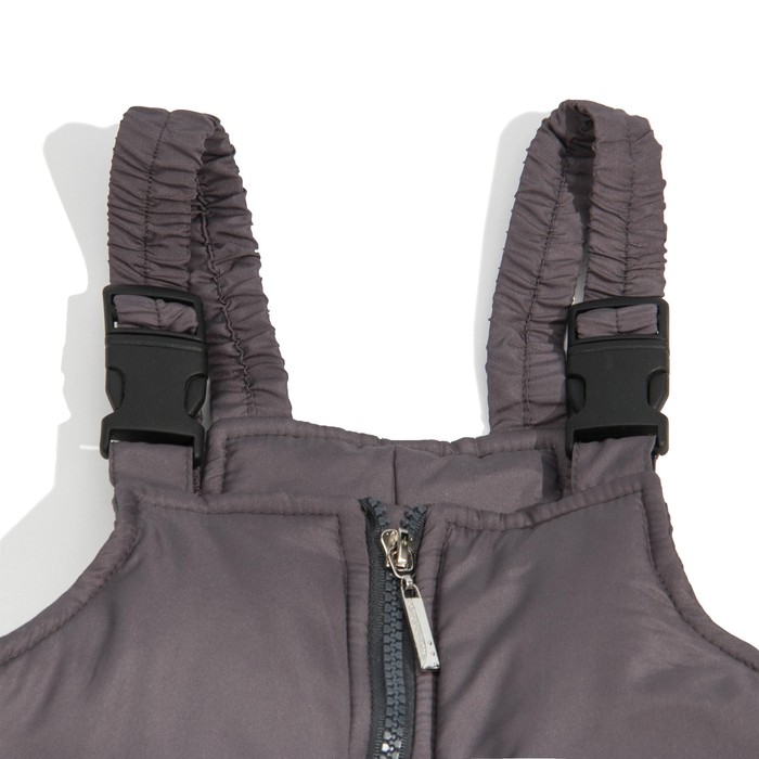 Полукомбинезон для мальчика, рост 134 см, цвет серый