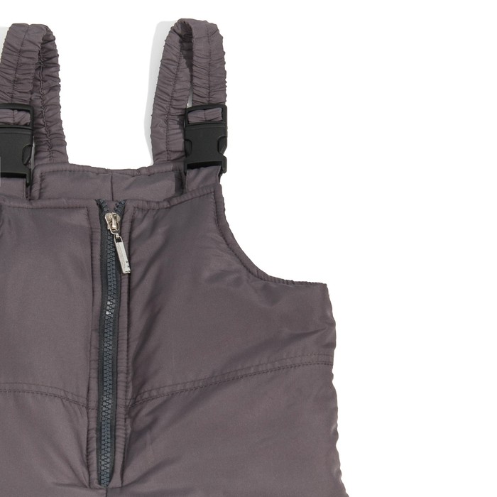 Полукомбинезон для мальчика, рост 134 см, цвет серый