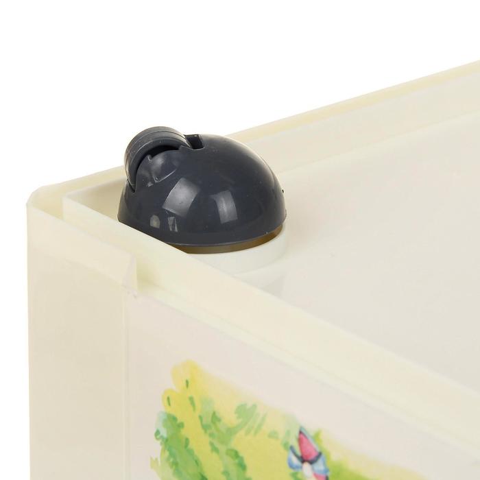 Ящик для хранения игрушек "Сказочная Принцесса", 57 л, на колёсах