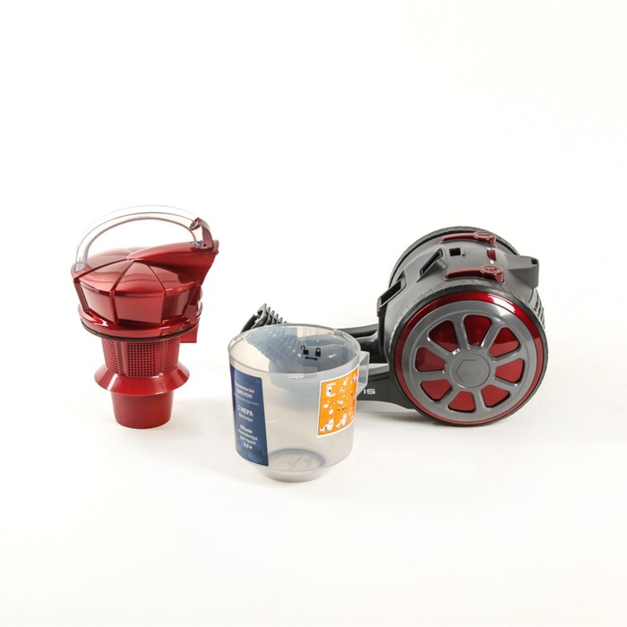 Пылесос Polaris PVC 1730CR, 350 Вт, красный