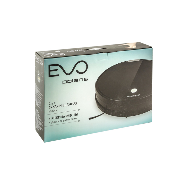 Робот-пылесос Polaris PVCR 0926W, 22 Вт, чёрный