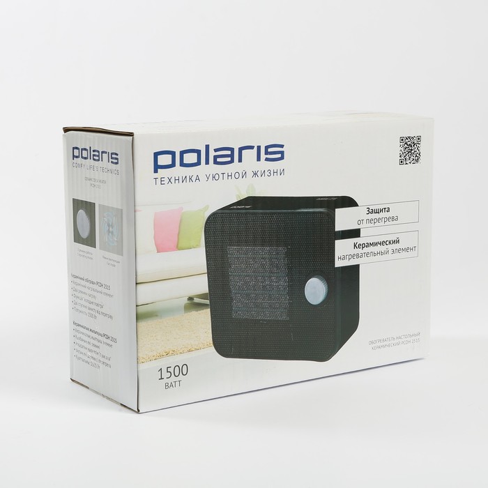 Обогреватель Polaris PCDH 2515, керамический, 1500 Вт, настольный