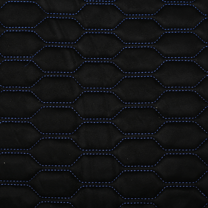 Накидки на передние сиденья CAPRI, экокожа, черно-синий, набор 2 шт.