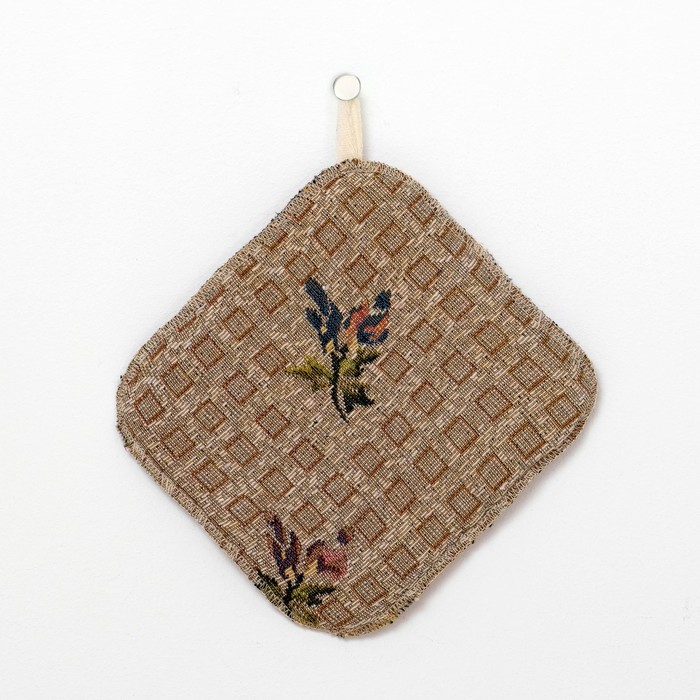 Прихватка "Этель" Розмарин, гобеленовая 17х17 ± 2 см