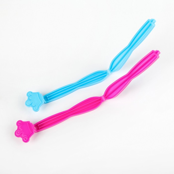 Набор зажимов для пакета 11 см, 4 шт, цвет МИКС