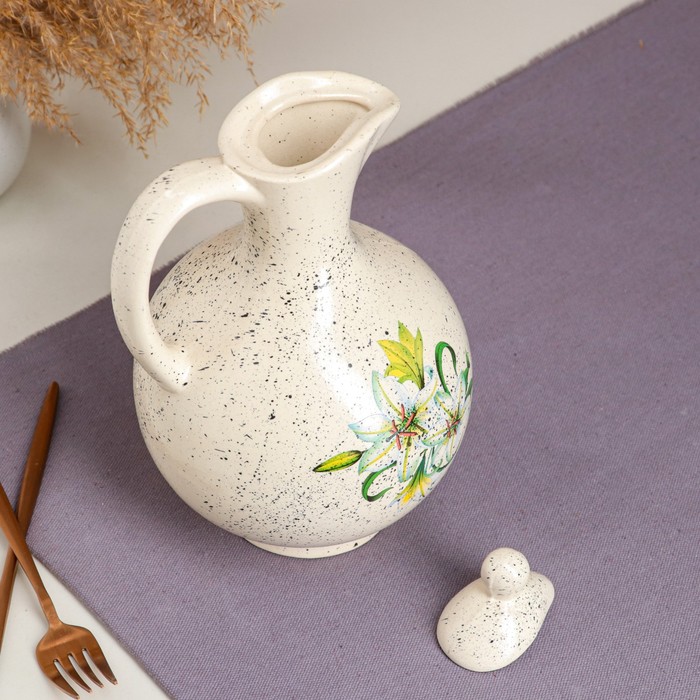 Молочник с деколью, микс, 1,7 л