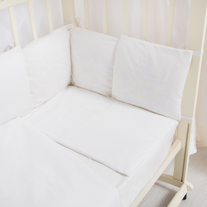 Комплект в кроватку 7 пр. "VIP", сатин, хл100 115 гм