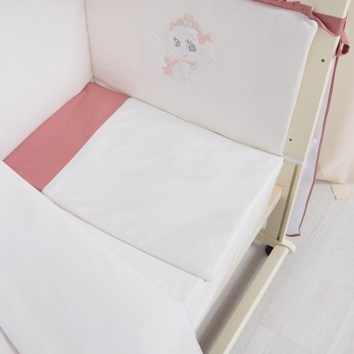 Комплект в кроватку 7 пр. "Аристократка", сатин, хл100 115 гм