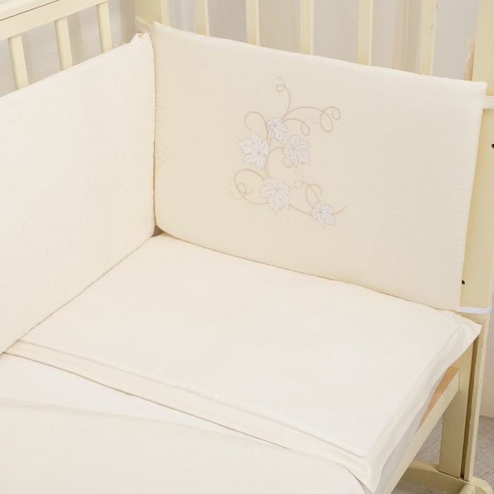 Комплект в кроватку 7 пр. "Bellissimo", сатин, хл100 115 гм