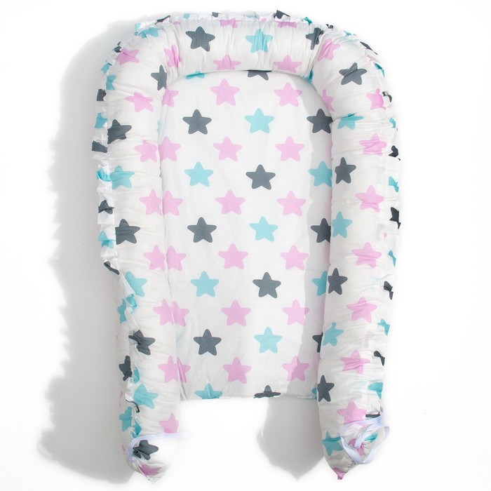 Матрасик "Гнёздышко" для девочки, поплин, хл100 110 гм