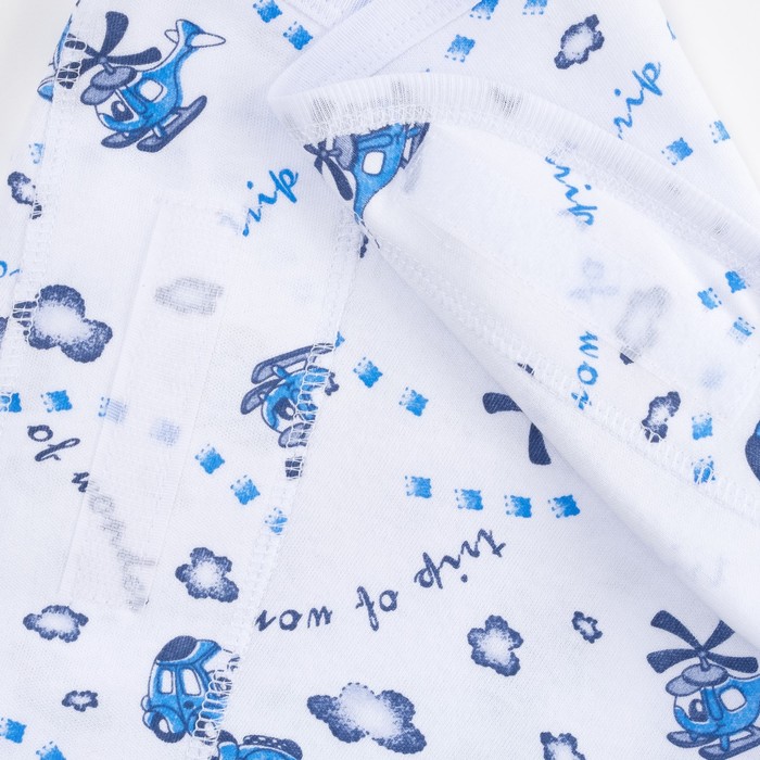 Чудо-пеленка, рост до 74 см, для мальчика, интерлок, хл100 240 гм, цвет МИКС