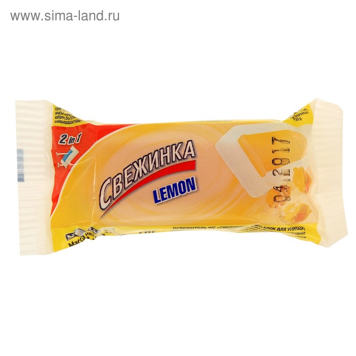 

Запасной блок для унитаза Свежинка "Лимон", 40 гр