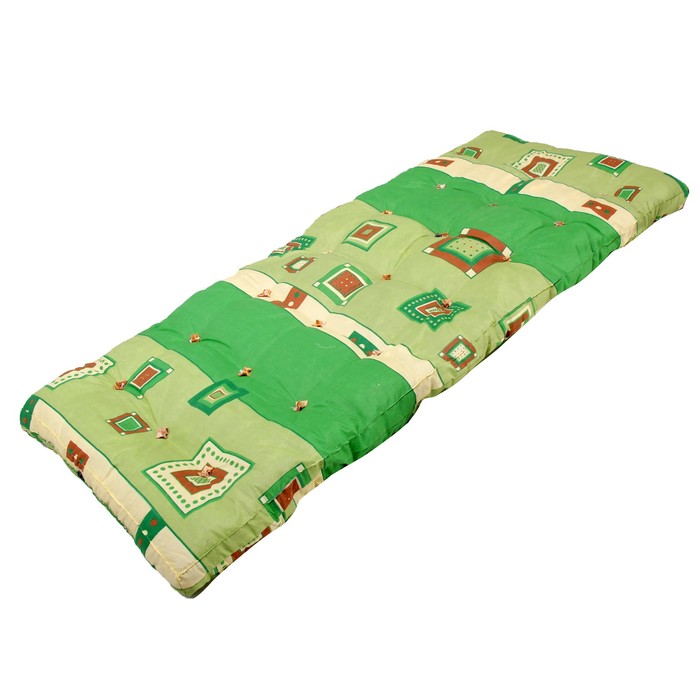 Матрас ватный 140х190 см, МИКС 100% п/э