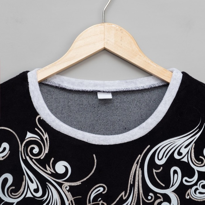 Туника женская 526 цвет чёрный, р-р 52