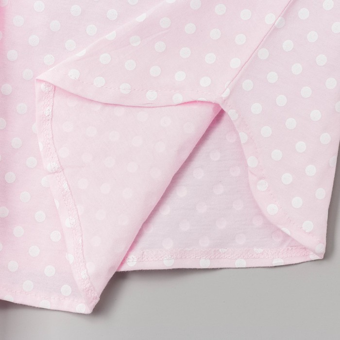 Комплект для беременных и кормящих (сорочка, халат) 630 цвет серый/розовый, р-р 44