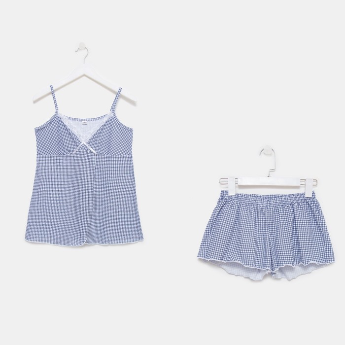 Пижама женская (майка, шорты) 555 цвет микс, р-р 46