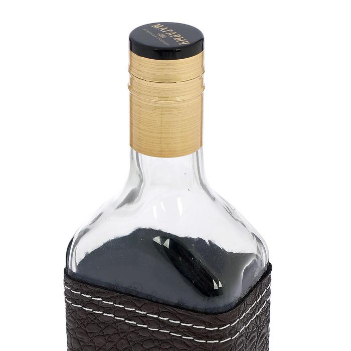 Бутылка 500 мл "Магарыч. Роса", чехол коричневый