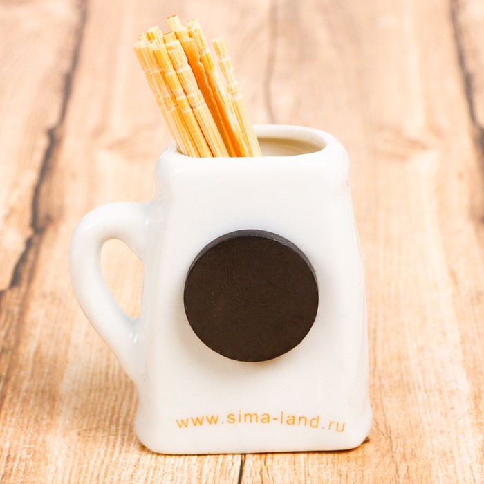 Магнит кружка с зубочистками «Сочи», 4.5 х 4.5 х 2.5 см