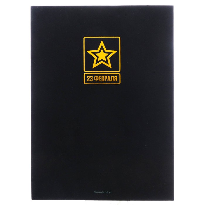 Магнит в открытке "С Днем настоящих мужчин", 6 х 8 см