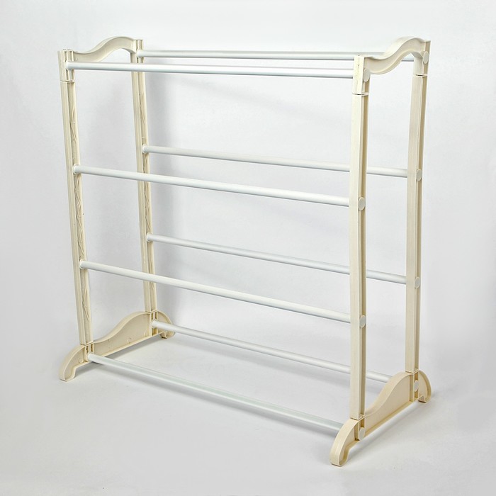 Полка для обуви 4 яруса, 50х16х45 см, белый