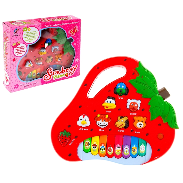 Музыкальная игрушка-ионика «Клубничка», звуковые эффекты