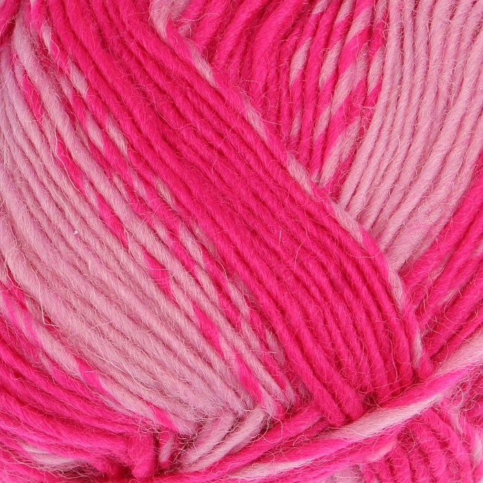Пряжа "Adelia Bella" 67% шерсть, 33% полиэстер 266м/100гр (16 розовый-малин)