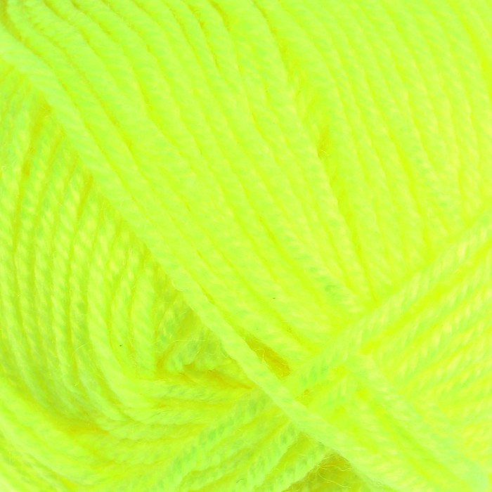 Пряжа "Adelia Ivia" 100% акрил 150м/62гр (108 неон.желтый)