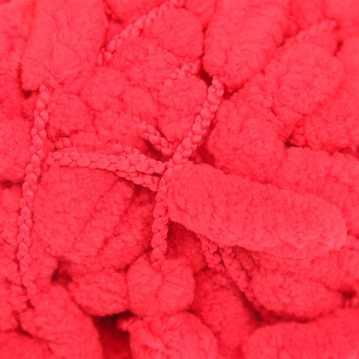 Пряжа "Adelia Fantasy Luxe" 100% полиэстер 39м/100гр (11 красный)