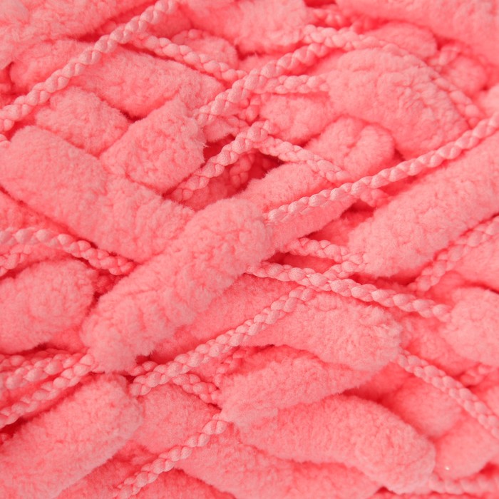 Пряжа "Adelia Fantasy Luxe" 100% полиэстер 39м/100гр (14 розовый)