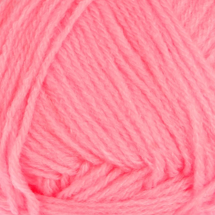 Пряжа "Adelia Tina" 100% акрил 308м/100гр (013 розовый)