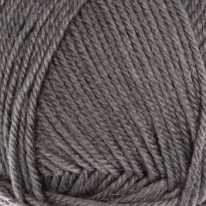 Пряжа "Adelia Lucas" 70% шерсть, 30% акрил 218м/100гр (22 т.серый)