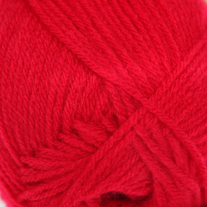 Пряжа "Adelia Tina" 100% акрил 308м/100гр (027 т.красный)