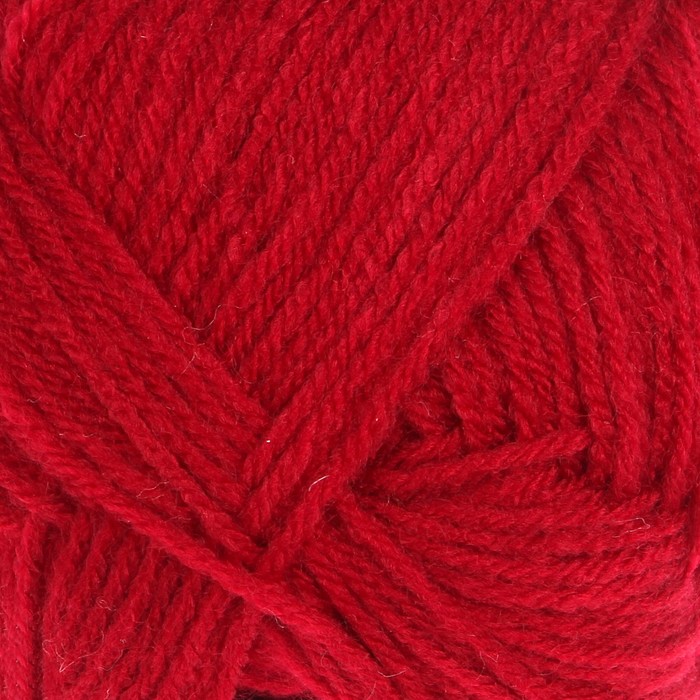 Пряжа "Adelia Tina" 100% акрил 308м/100гр (028 бордовый)