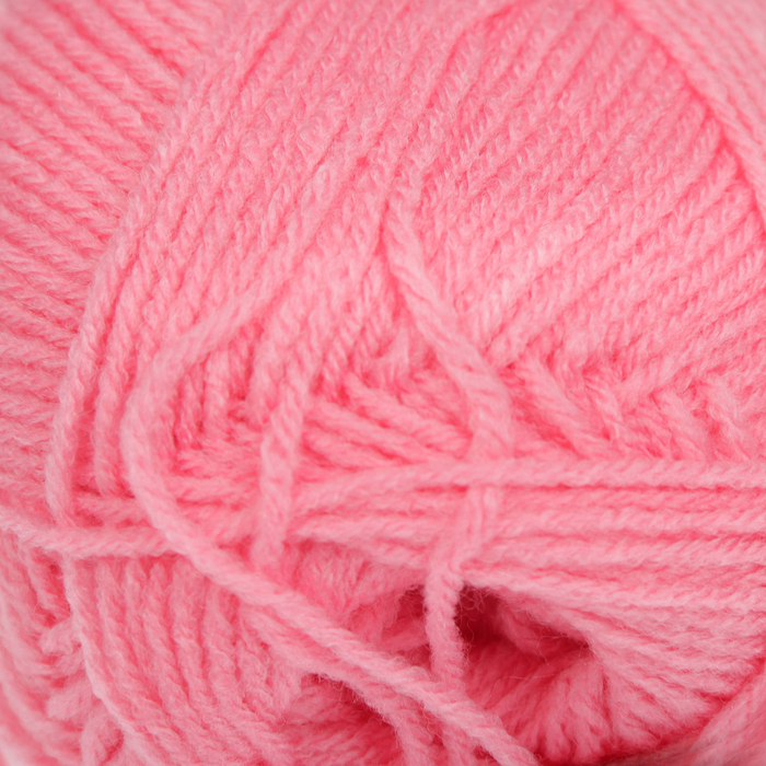 Пряжа "Adelia Tina" 100% акрил 308м/100гр (142 розовый)