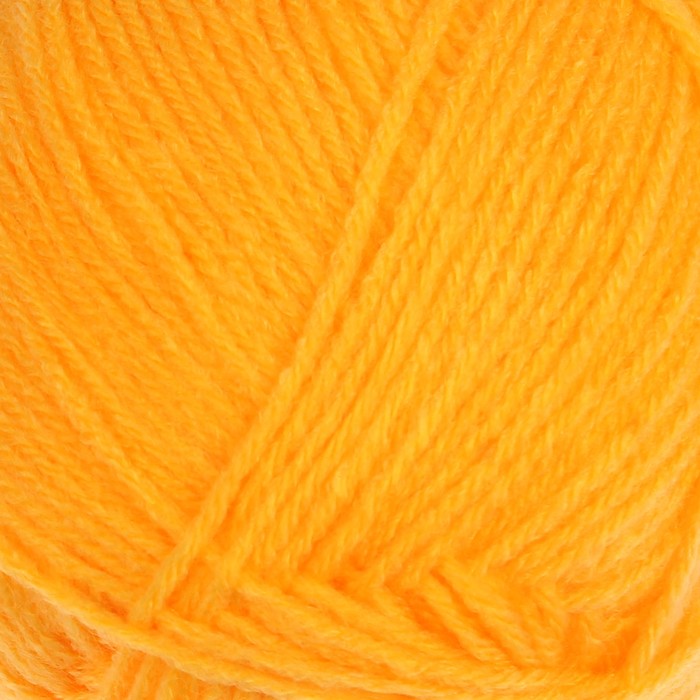 Пряжа "Adelia Tina" 100% акрил 308м/100гр (154 желтый)