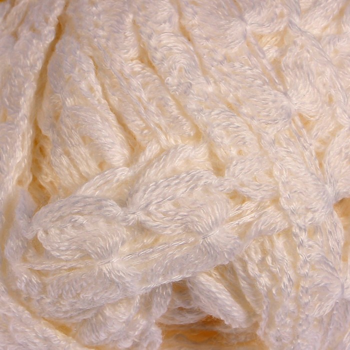 Пряжа "Adelia Naomi" 100% акрил 24м/100гр (01 белый)