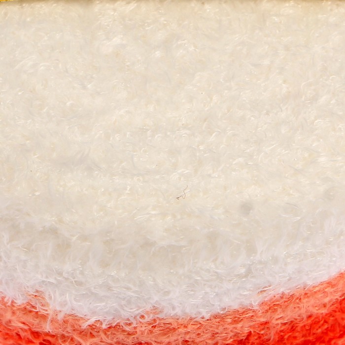 Пряжа "Adelia Sienna" 100% нейлон 20м/100гр (13 белый-оранжевый)